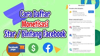 Cara daftar monetisasi Star Facebook  cara mengajukan monetisasi Facebook Bintang terbaru 2023 [upl. by Ahsyla330]