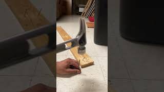 Carpentry Hack nails splitting wood tip [upl. by Yenahpets]