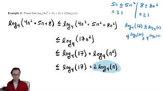 Asymptotic Notation 5  Big O Notation and Logs [upl. by Press64]