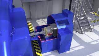 ANDRITZ Hydro Turbine animation  Pelton [upl. by Euginimod]