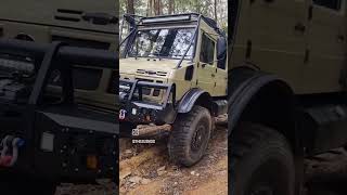 Mercedes Unimog U1700 having some fun unimog 4x4 offroad truck mercedes viral shorts [upl. by Anyrtak496]