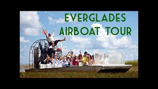 Airboat Tour  Everglades National Park airboat evergladesnationalpark theoutdoorman [upl. by Motteo]