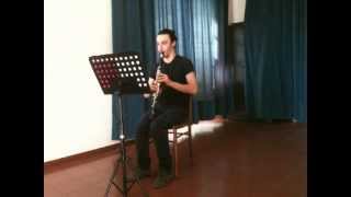 G Verdi  Luisa Miller clarinet excerpt [upl. by Tiertza750]