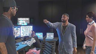 All Franklin and Lamar Scenes in GTA 5 Online The Contract Grand Theft Auto V 4k UHD [upl. by Aremihc]