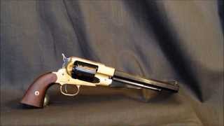 Pietta 1858 New Army 44 Caliber Revolver Overview and Range Time [upl. by Kyne]