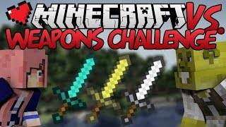 Weapons Challenge  Minecraft VS Ep 6 [upl. by Hawthorn]