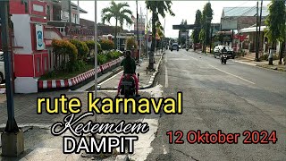 rute karnaval DS dampit  12 oktober 2024  malang [upl. by Krik861]