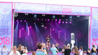 Chloe Sharples performing as Beyonce  CastleFest 2018 at Haggerston Castle [upl. by Aicenod707]