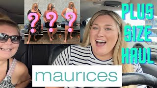 SISTER PICKS MY OUTFITS  MAURICES HAUL [upl. by Trebliw]