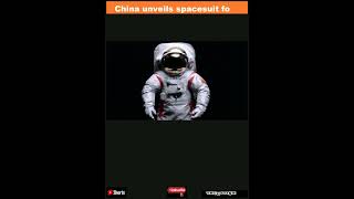 China unveils spacesuit for moonwalking astronauts videoShorts [upl. by Aspia]