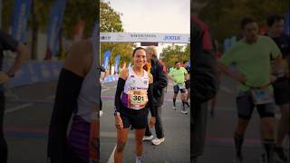 🥰 Anaïs Quemener attend un heureux événement pour février et a bouclé les 20 km de Paris en 1h2422 [upl. by Bobseine485]