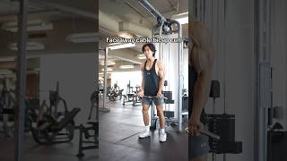 Faceaway cable bicep curl vs Bayesian curls [upl. by Nyrad450]