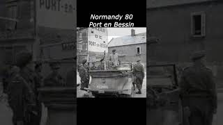 Then amp Now  Port en Bessin  DDay  Normandy 80 shorts ww2 thenandnow history dday [upl. by Vail]