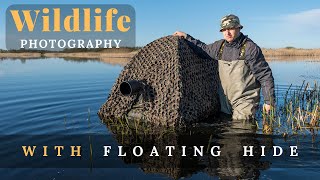 WILDLIFE PHOTOGRAPHY with FLOATING HIDE  LOODUSFOTOGRAAFIA UJUVVARJEGA [upl. by Auqined831]