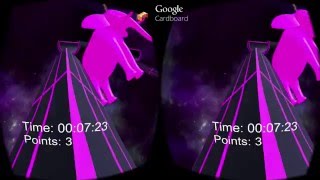 Spurf  Virtual Reality space surfing game [upl. by Ellener]