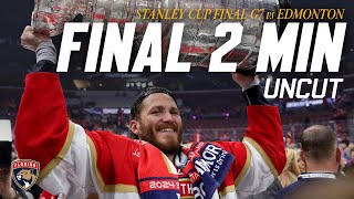 FINAL 2 MIN UNCUT Panthers Claim Stanley Cup Championship [upl. by Gwyn934]