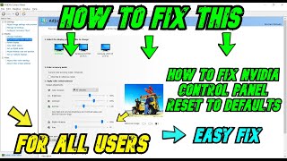 FIX NVIDIA colour settings resetting after restartrebootstartupbootup  Windows 1011 [upl. by Hayouqes]