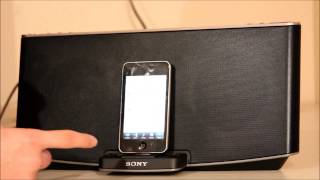 Sony X series RDPX200iP speaker dock with Bluetooth review and sound test [upl. by Osborn]