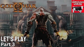 God of War II  Part 3  Icarus Atlas and Ancient Puzzles [upl. by Annoirb397]