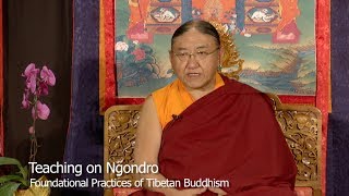 Teaching on Ngondro by HH Sakya Trichen [upl. by Onitsoga]