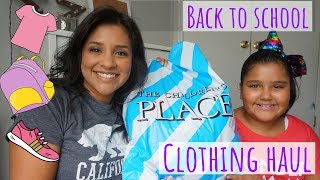 BACK TO SCHOOL CLOTHING HAUL CHILDRENS PLACE  JC PENNEY  PAYLESS [upl. by Strang]