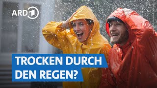 Regenjacken von Lidl Tchibo The North Face Jack Wolfskin amp Co im Check  Marktcheck SWR [upl. by Zaneta]