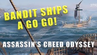 Assassins Creed Odyssey where to find bandit ships [upl. by Aciria]