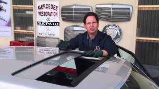 Mercedes Power Sunroof Maintenance Tip by Kent Bergsma [upl. by Thursby]