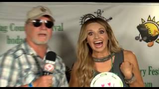 Hodag Country Festival  Carly Pearce interview [upl. by Nanah]