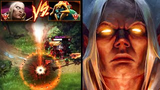 GRANDMASTER INVOKER vs GRANDMASTER HUSKAR MID  Dota 2 Invoker [upl. by Esirtal417]