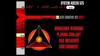 Lcars 47 star trek computer interface all alerts [upl. by Ehpotsirhc]