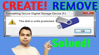 Remove Write Protection From Pendrive  The disk is write protected [upl. by Ajnotal]