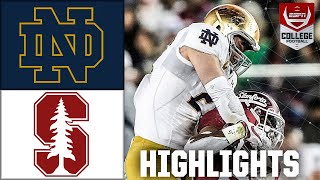 Notre Dame Fighting Irish vs Stanford Cardinal  Full Game Highlights [upl. by Naus352]