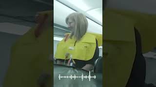 Funniest Flight Attendant Makes The Whole Plane Laugh [upl. by Arihs]