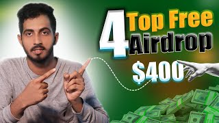 4 Hidden Airdrop  Get Big Payment Around 400  Dont Miss [upl. by Dame]