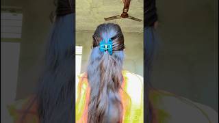 Try this hairstyle using a claw clip 🎀hairstyle hairdo [upl. by Rosmarin314]