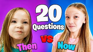 20 Questions with Madison Then vs Now [upl. by Hcardahs]