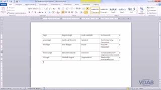 Word 2010  102  TabellenKolomRijAanpassen [upl. by Orton]
