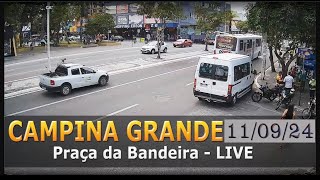 CENTRO CAMPINA GRANDE PB BRASIL  PRAÇA DA BANDEIRA 110924 [upl. by Nosa206]