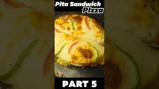 Delicious Shawarma Pizza Sandwich Recipe  Quick amp Easy Pita Bread Pizza  Pita Bread Delight [upl. by Accem655]