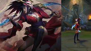 Blood Moon Akali Regular Skin [upl. by Llenwahs]