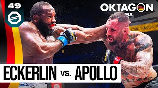 ECKERLIN vs APOLLO  FULL FIGHT  OKTAGON 49 [upl. by Panthia]