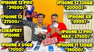 Biggest iPhone Sale Ever 🔥 Cheapest iPhone Market  Second Hand Mobile  iPhone 15 Pro iPhone 14 [upl. by Jed]