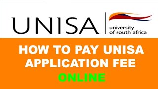 how to pay the unisa application fee online for 20242025 [upl. by Artemisia]