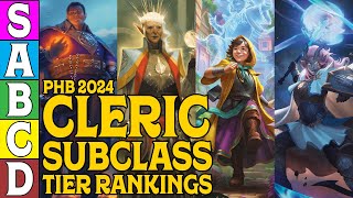 Cleric Subclass Tier Ranking in DampD 2024 [upl. by Nolitta]