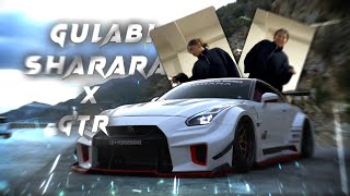 GTR Car Edit  Gulabi ShararaThumak Thumak BadassEdit📱✨ [upl. by Algy]