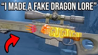 quoti just made a fake awp dragon lorequot [upl. by Arabelle]