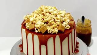 Caramel Corn Drip Cake [upl. by Porta]