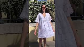 Adoptez la tendance de la broderie anglaise avec cette robe [upl. by Iclek]