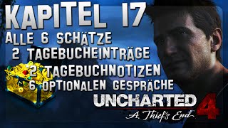 Uncharted 4 Alle Schätze Guide  Kapitel 17 In guten wie in schlechten Tagen  Schätze Locations [upl. by Yorke]